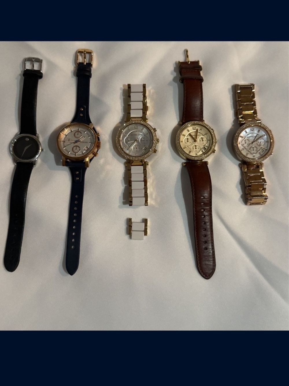 MOVADO, Michael Kors, Fossil watches all work some need battery